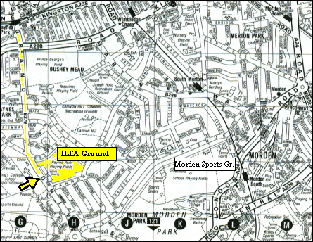 Logica FC Home Ground: ILEA Ground, Raynes Park