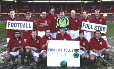 Englands Number Nine Graces That Famous Hallowed Turf