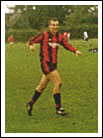 Marsh celebrates his first senior goal for the club, although its all a bit hazy.