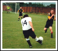 Woolhouse whips in a cross against Ireland