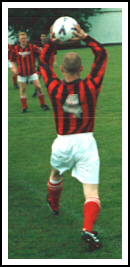 Technique: Fleming executes a throw-in straight from the FA Manual